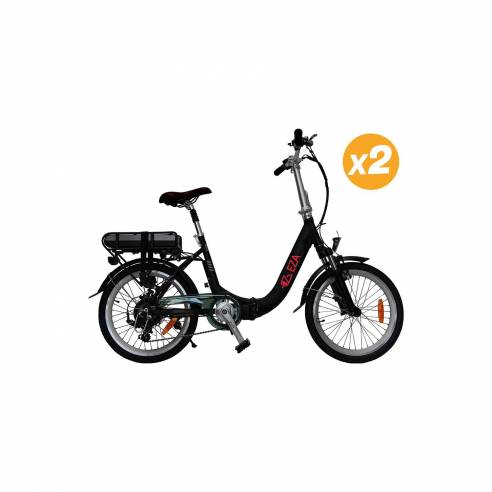 2 E-Bikes Komfort schwarz Eza RG-BQLD1279
