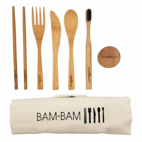 Bam Bam Set aus Bambus mit Null-Abfallrate Cookut RG-914579