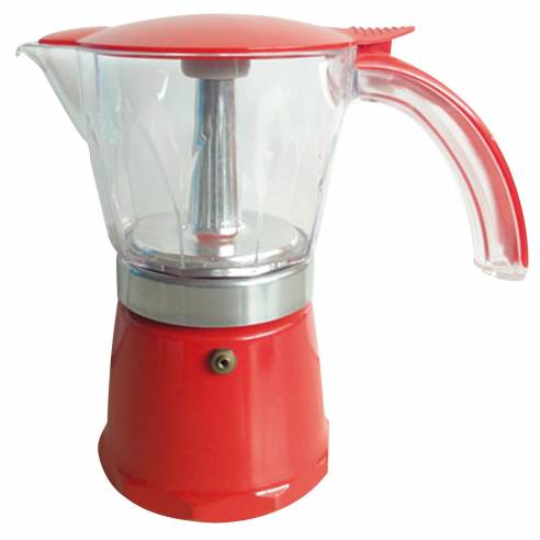 Italienische Kaffeemaschine rot Incasa RG-912755
